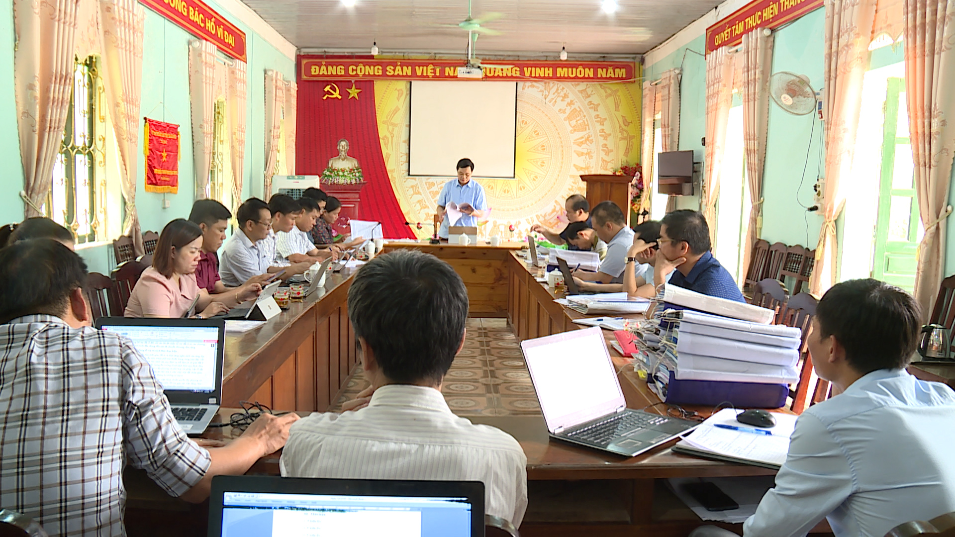 Đoàn kiểm tra của Ban Dân tộc tỉnh làm việc với huyện Bắc Mê