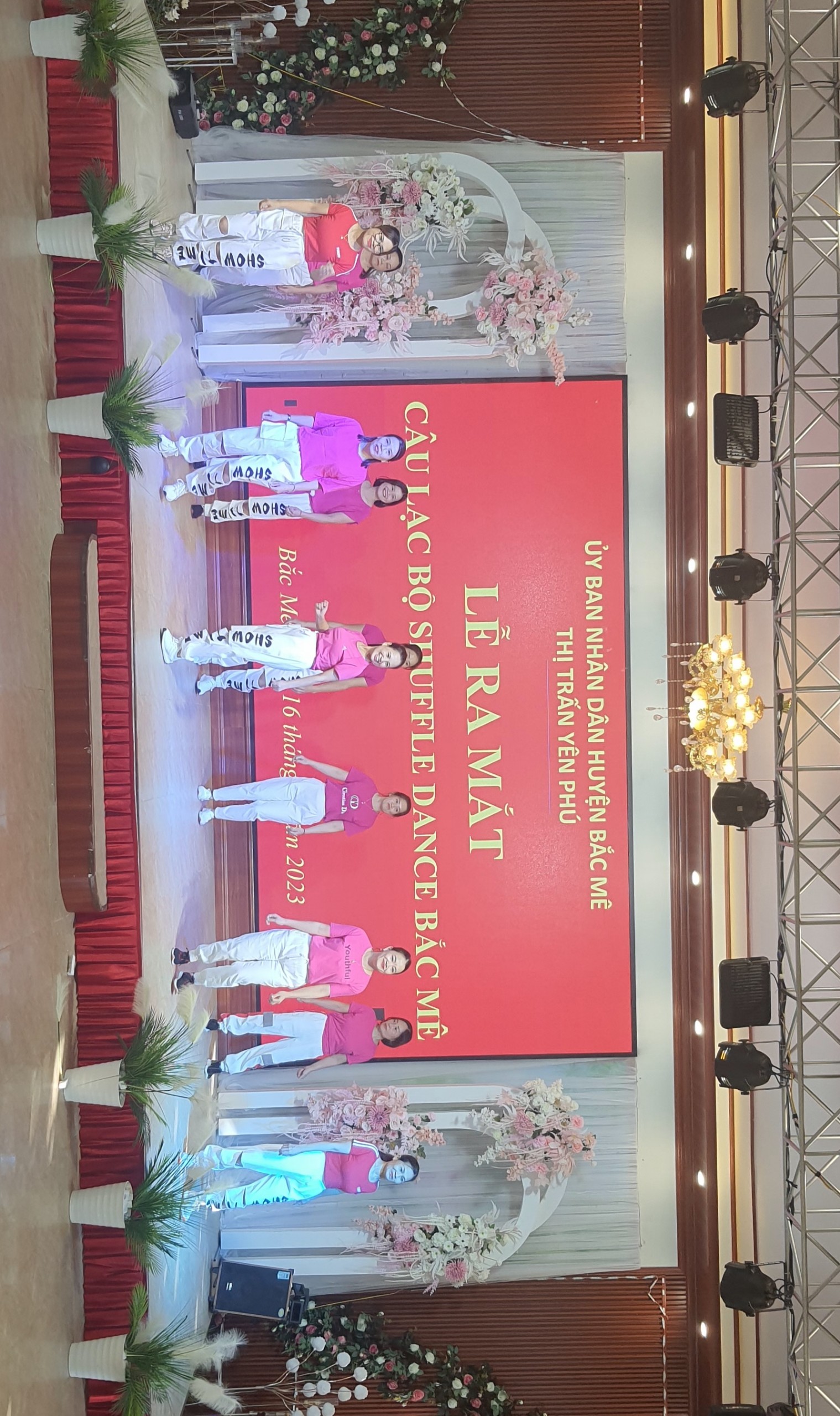 Lễ ra mắt Câu lạc bộ Dân vũ Shuffle Dance huyện Bắc Mê