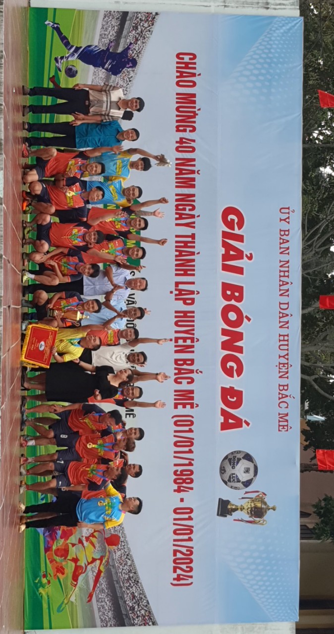 Giải Bóng đá chào mừng kỷ niệm 40 năm ngày thành lập huyện Bắc Mê