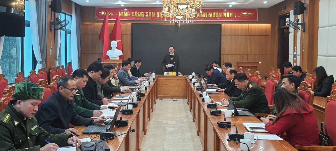 Huyện ủy Bắc Mê họp công tác nội chính, cải cách tư pháp và phòng chống tham nhũng