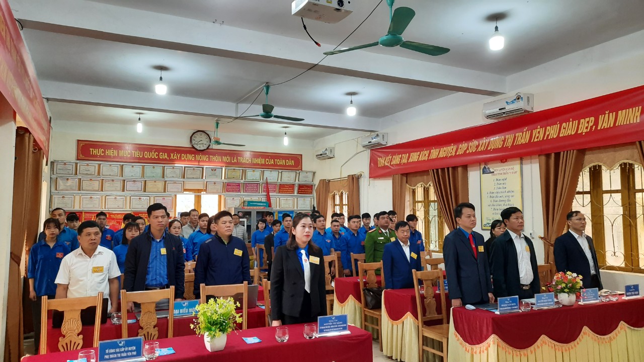 Đại hội Hội Liên hiệp Thanh niên Việt Nam thị trấn Yên Phú lần thứ VI nhiệm kỳ 2024 - 2029