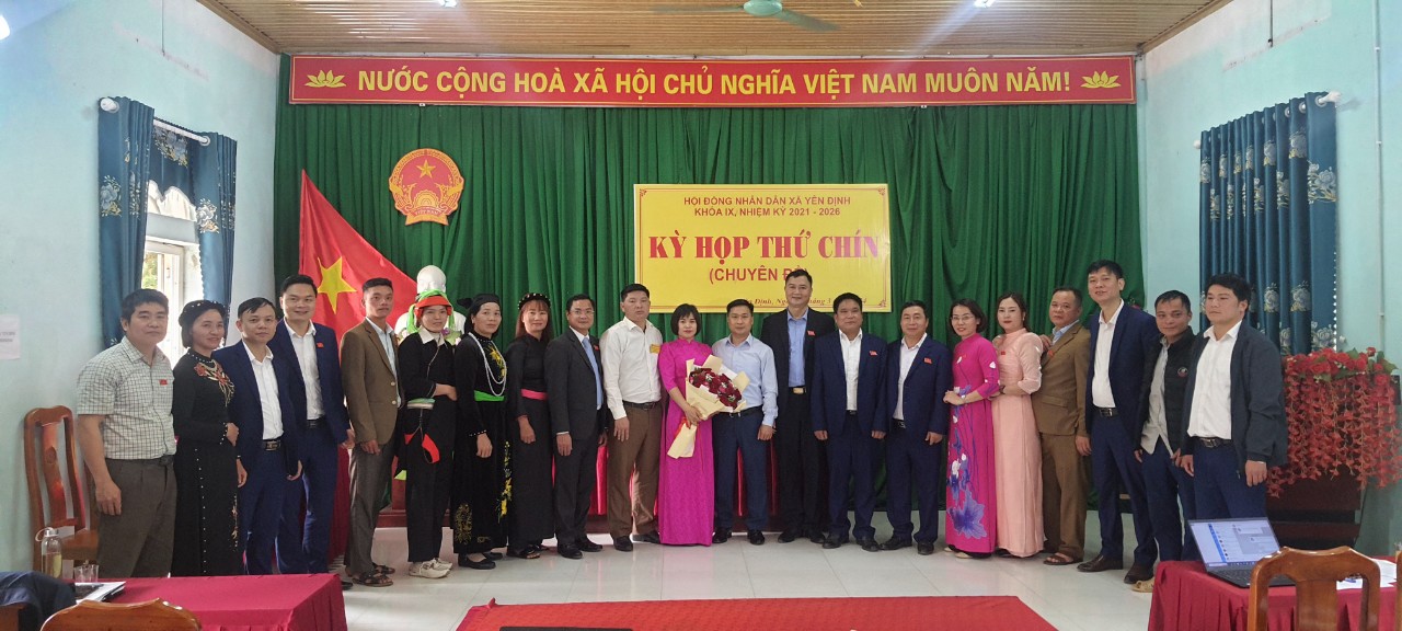 Thường trực HĐND huyện Bắc Mê dự kỳ họp chuyên đề HĐND xã Yên Định