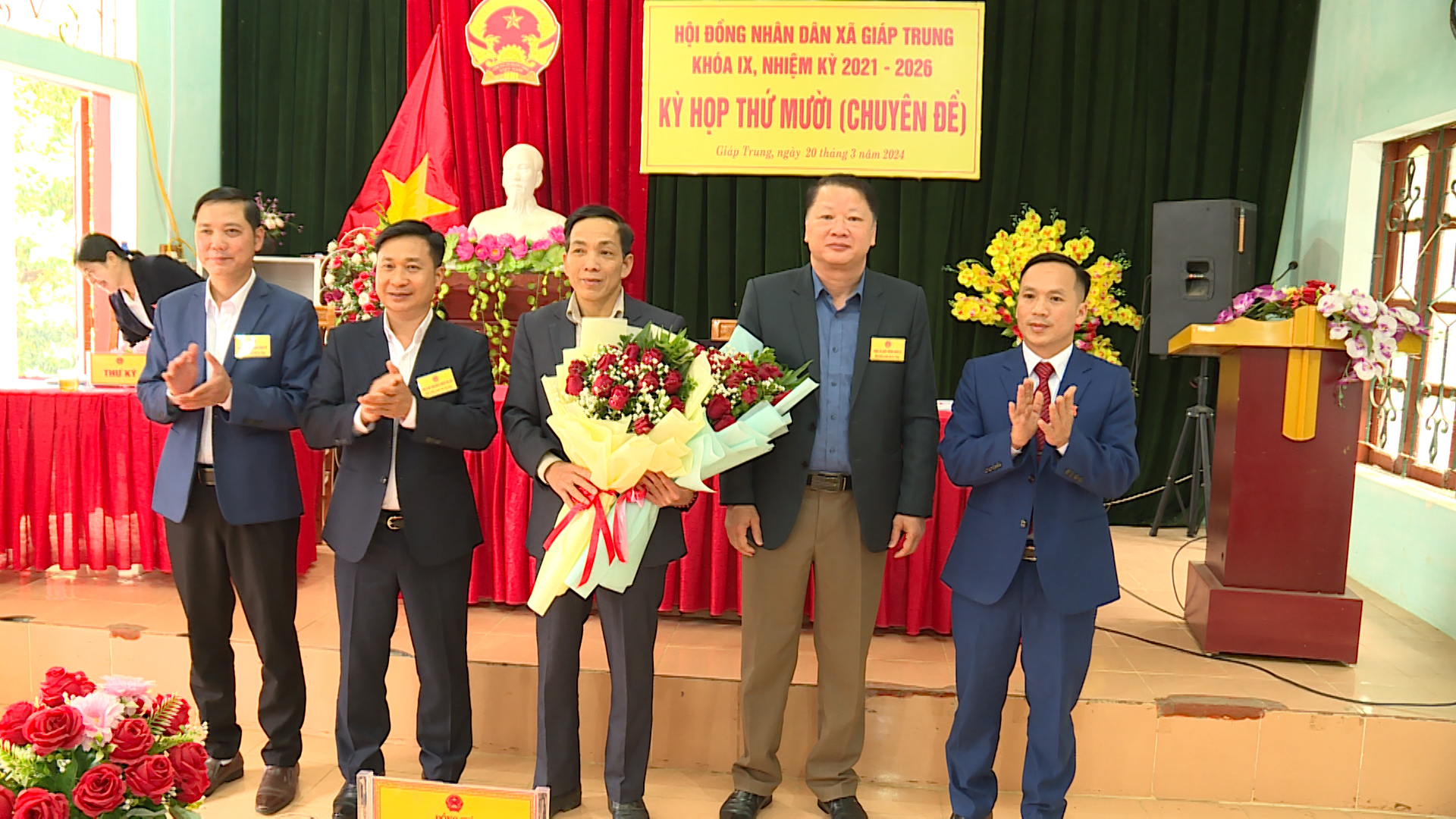 HĐND xã Giáp Trung tổ chức kỳ họp bầu bổ sung chức danh Chủ tịch HĐND xã