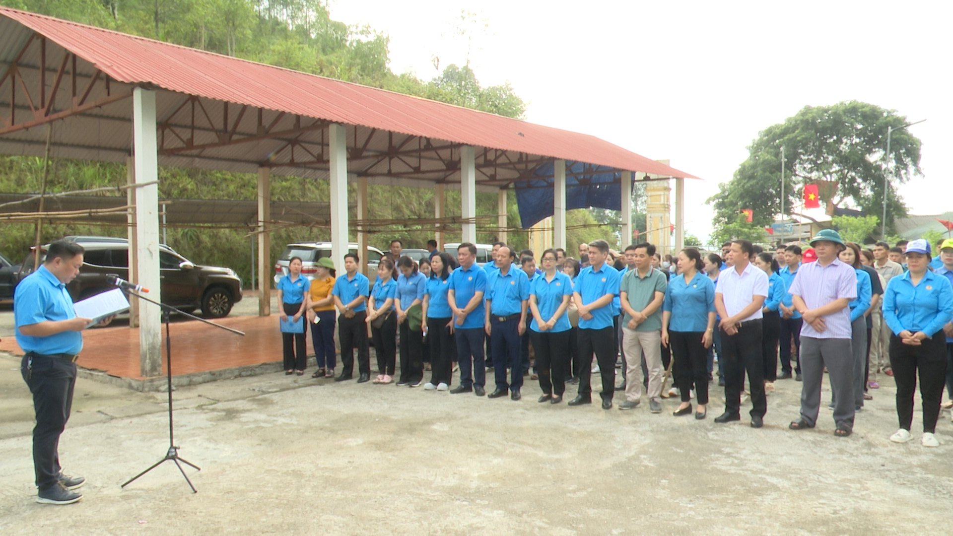 Phát động hưởng ứng tháng hành động về an toàn vệ sinh lao động và tháng công nhân tại xã Lạc Nông huyện Bắc Mê