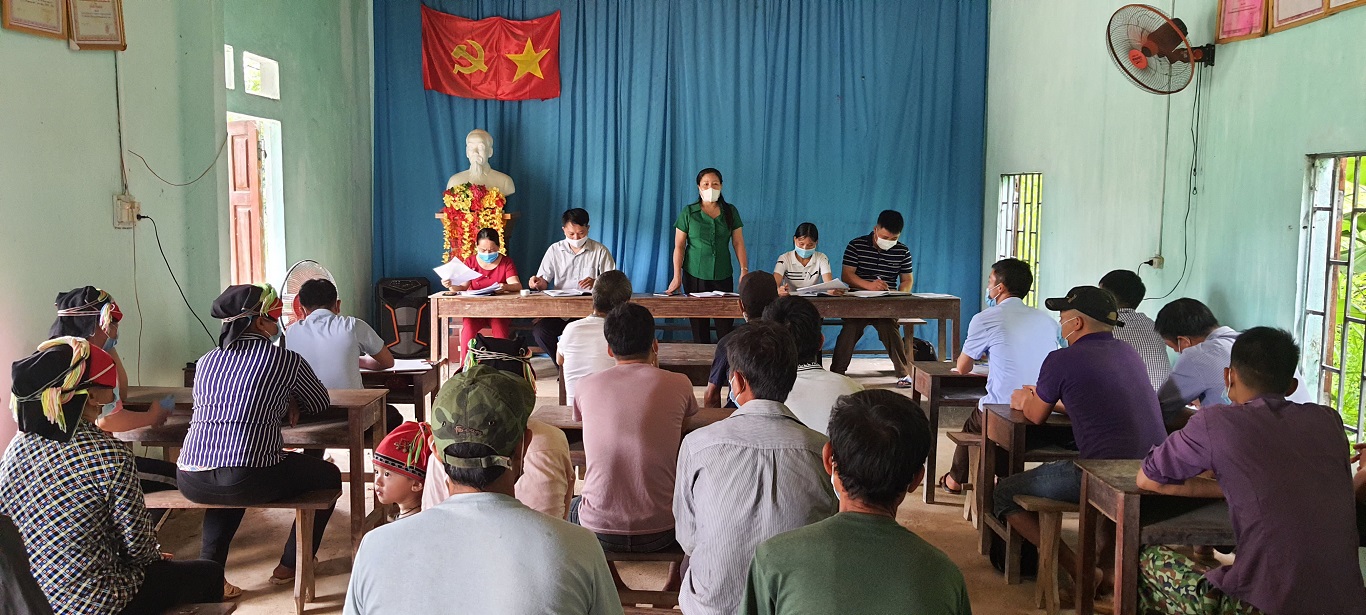 Tổ đại biểu số 8 HĐND huyện Bắc Mê TXCT thôn Bản Trà xã Yên Cường