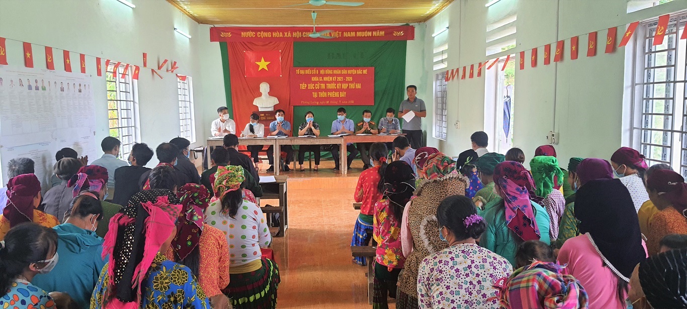 Tổ đại biểu số 8 HĐND huyện Bắc Mê TXCT thôn Phiêng Đáy xã Phiêng Luông