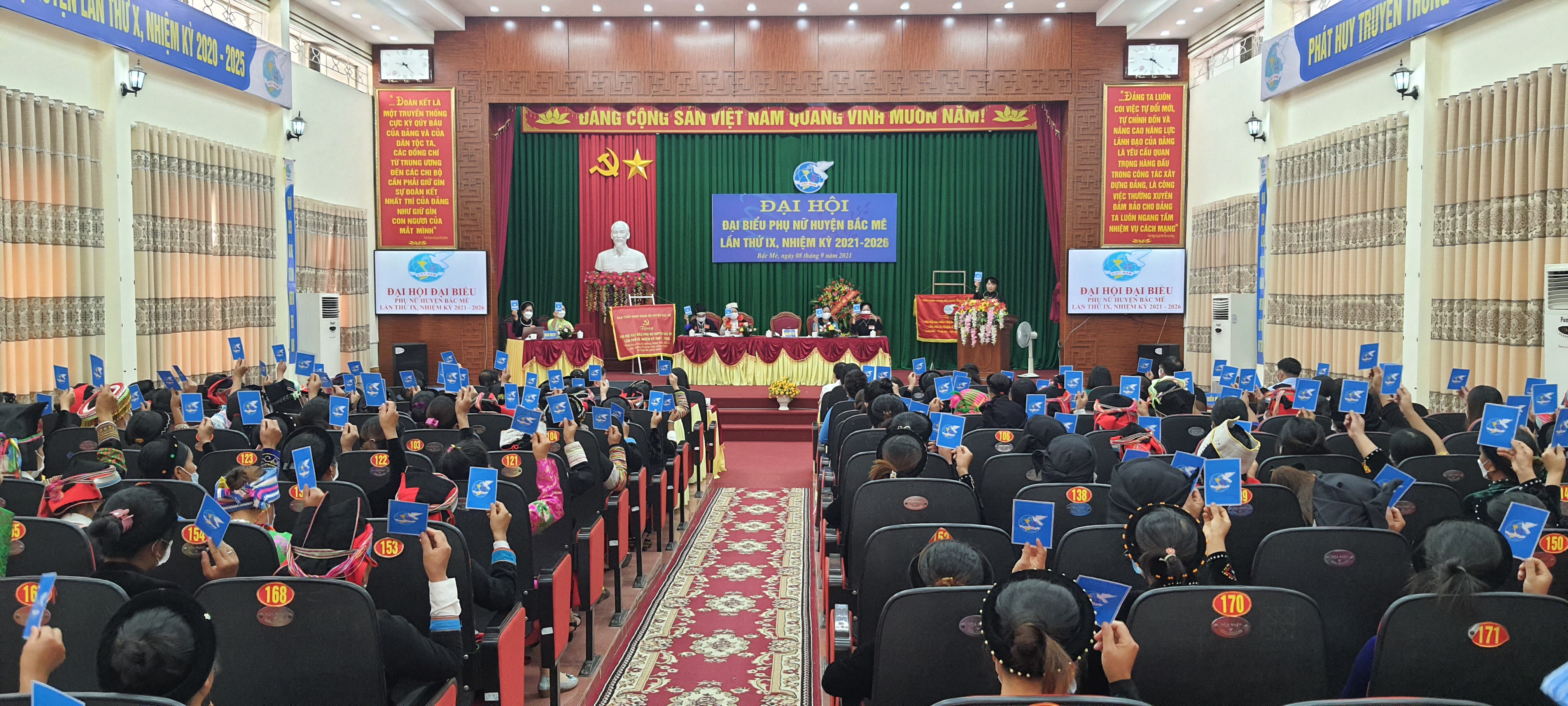 Đại hội đại biểu Hội LHPN huyện Bắc Mê lần thứ IX, nhiệm kỳ 2021 - 2026