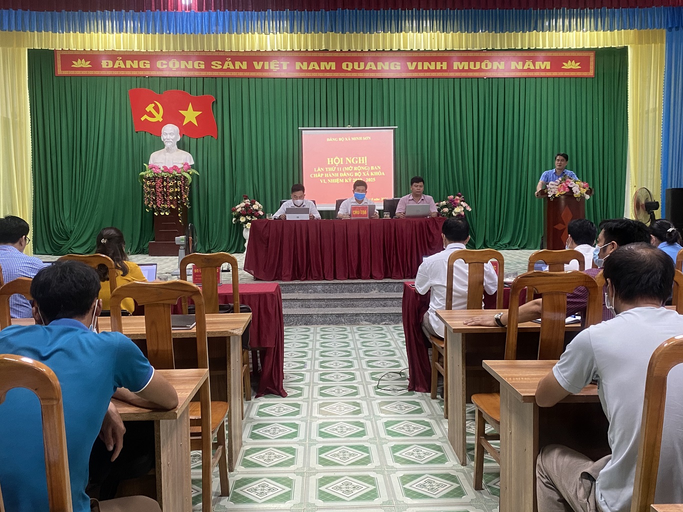 Hội nghị Ban Chấp Hành Đảng bộ xã Minh Sơn lần thứ 11, nhiệm kỳ 2020-2025