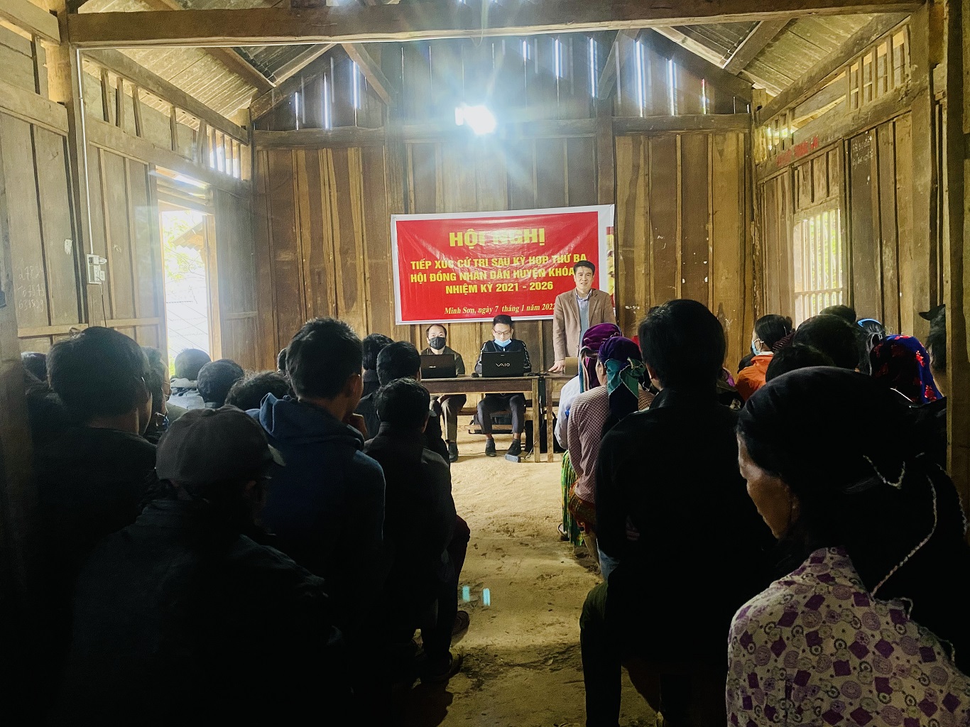 Tổ đại biểu số 03 HĐND huyện tiếp xúc cử tri sau kỳ họp thứ Ba tại xã Minh Sơn