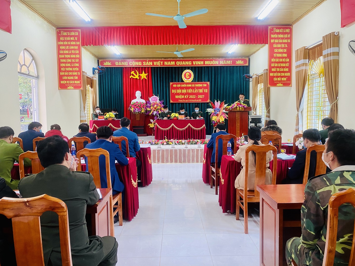 Đại hội Hội Cựu chiến binh xã Thượng Tân lần thứ VII nhiệm kỳ 2022 - 2027