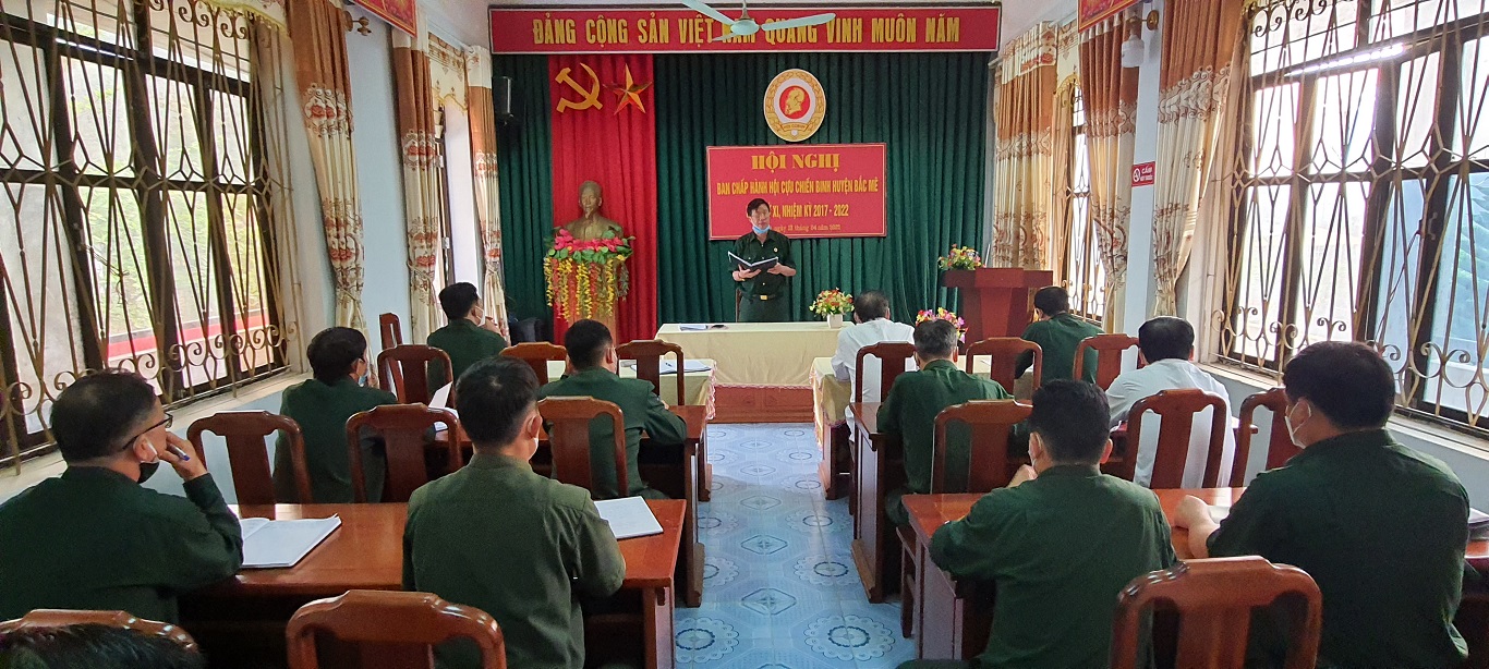 Hội nghị Ban chấp hành Hội CCB huyện Bắc Mê lần thứ XI, nhiệm kỳ 2017- 2022