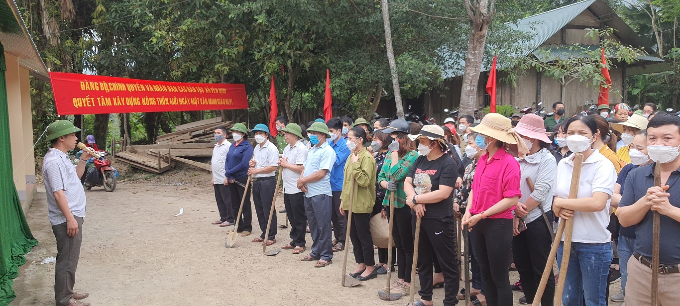 Xã Yên Định phát động thực hiện nâng cao tiêu chí xây dựng Nông thôn mới