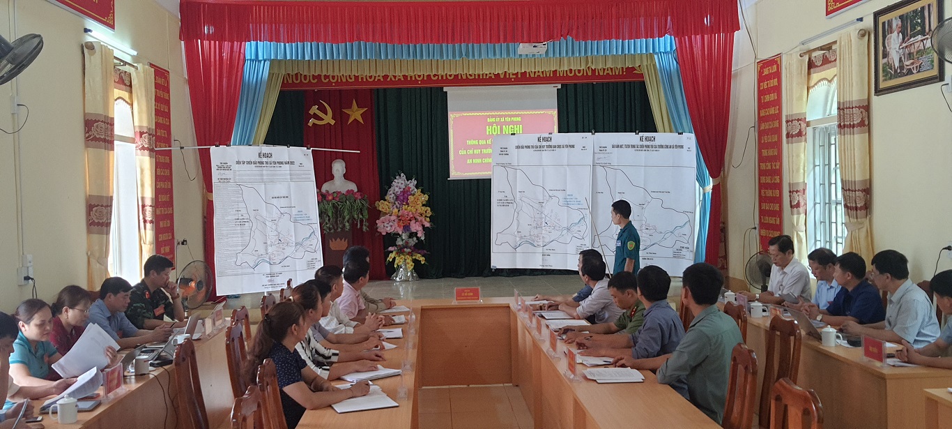 Diễn tập chiến đấu phòng thủ xã Yên Phong năm 2022