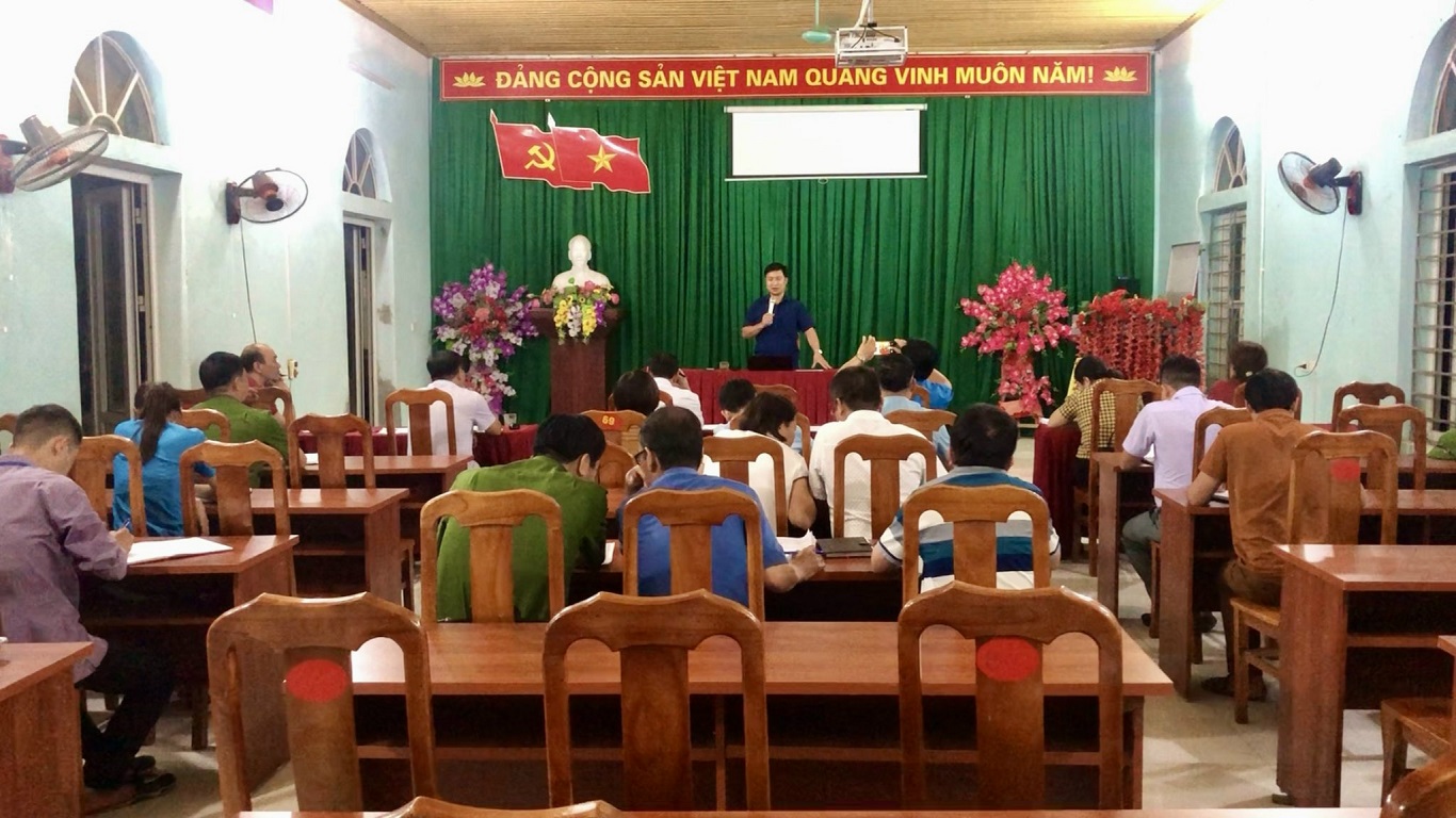 Đoàn giám sát số 2 HĐND huyện giám sát tại xã Phú Nam và Yên Định