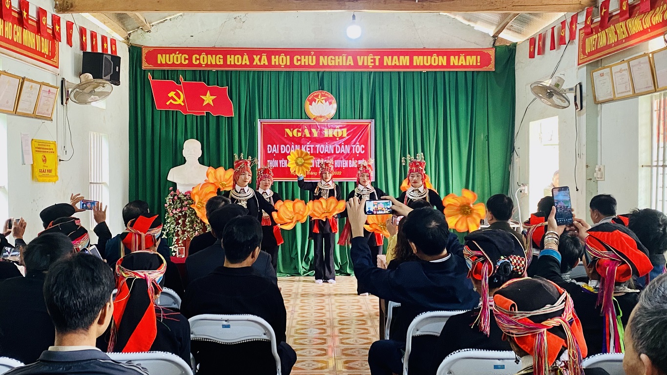 Ngày hội đại đoàn kết toàn dân tộc thôn Yên Cư thị trấn Yên Phú huyện Bắc Mê