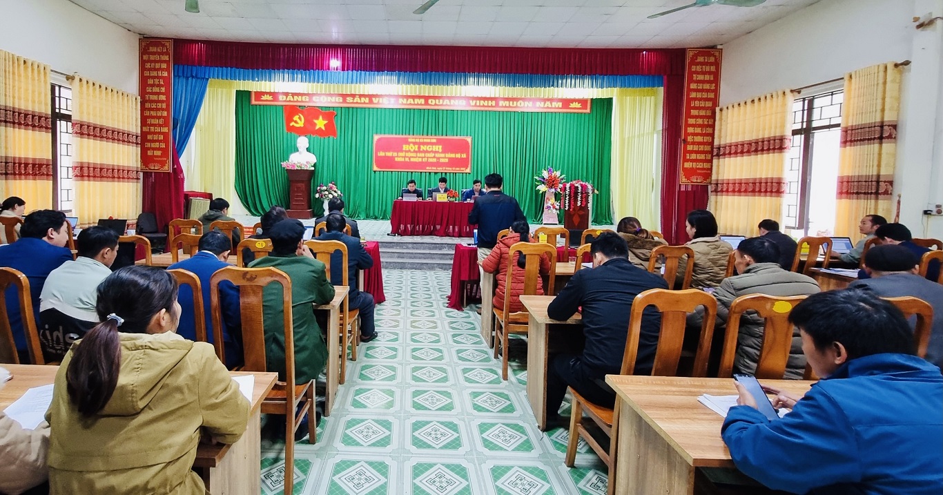 Hội nghị lần thứ 25 Ban Chấp hành Đảng ủy xã Minh Sơn khóa VI, nhiệm kỳ 2020-2025