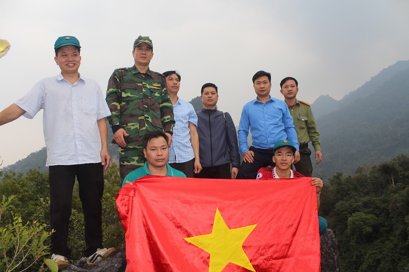 Lãnh đạo Huyện ủy Bắc Mê khảo sát điểm du lịch tại thị trấn Yên Phú