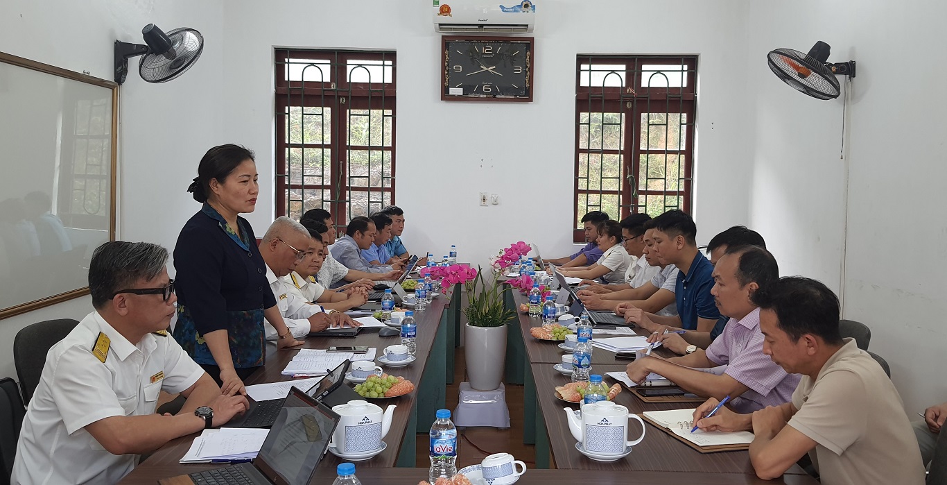 Chủ tịch UBND huyện Củng Thị Mẩy làm việc với Công ty  khoáng sản An Thông
