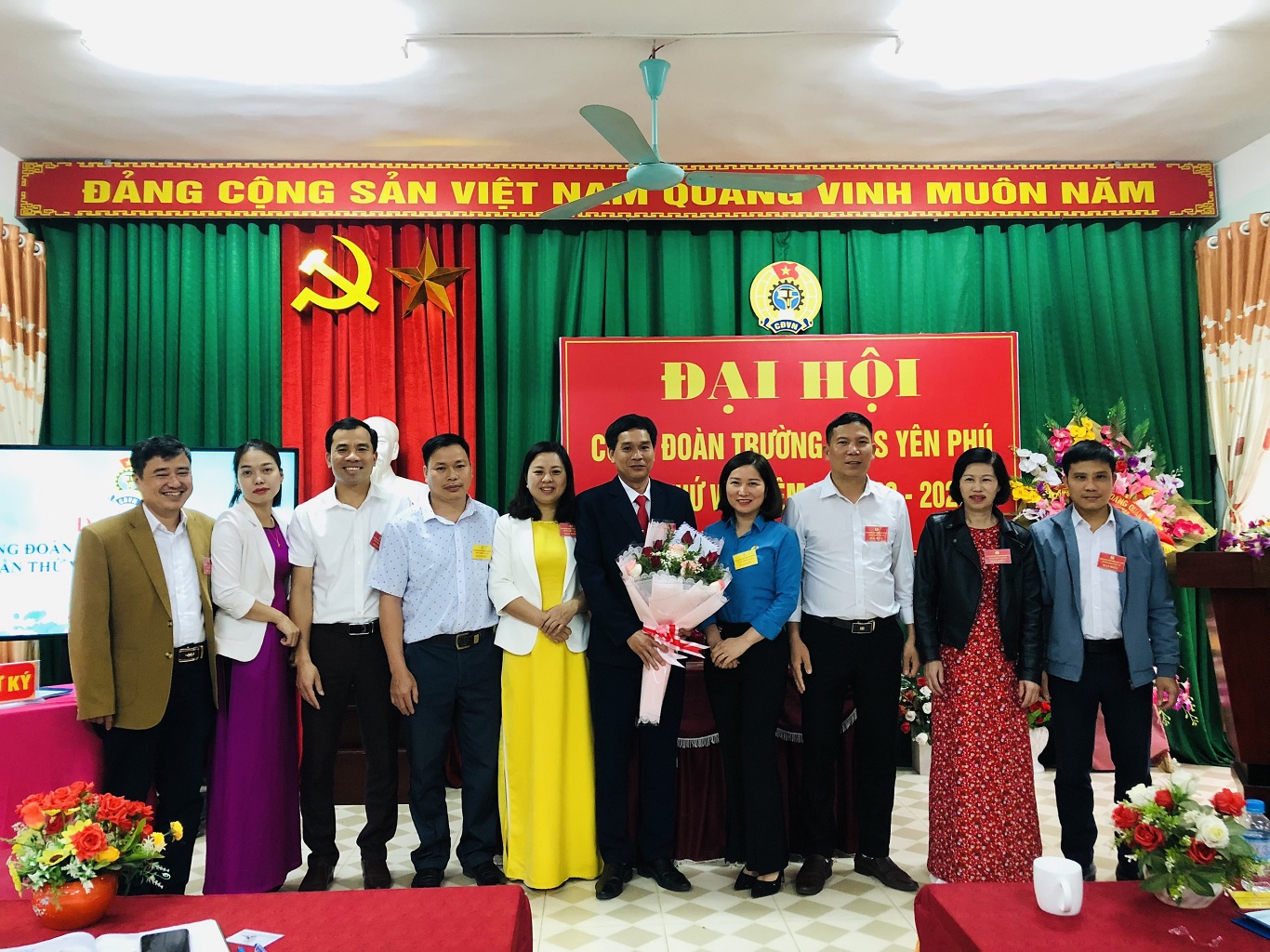 Công đoàn Trường THCS Yên Phú tổ chức Đại hội nhiệm kỳ 2023 - 2028