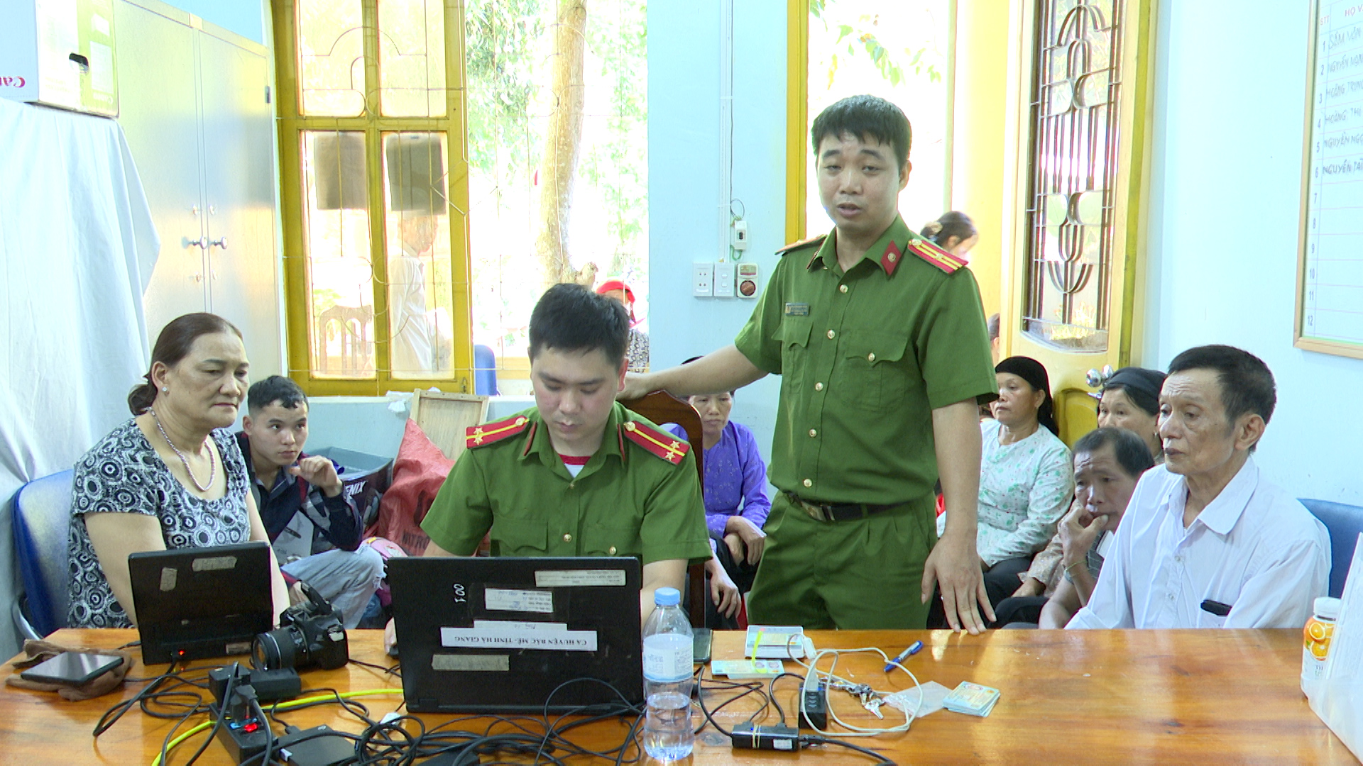 Thị trấn Yên Phú đẩy nhanh tiến độ định danh điện tử